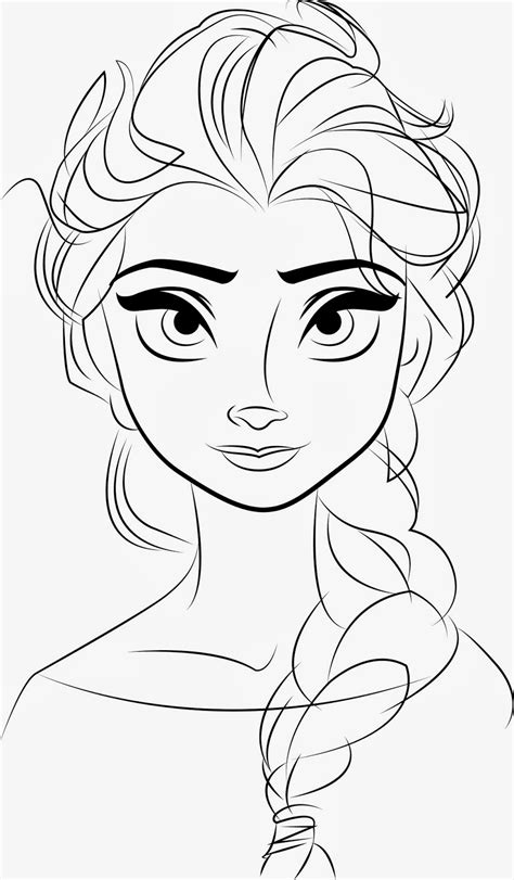 Printable Elsa Face